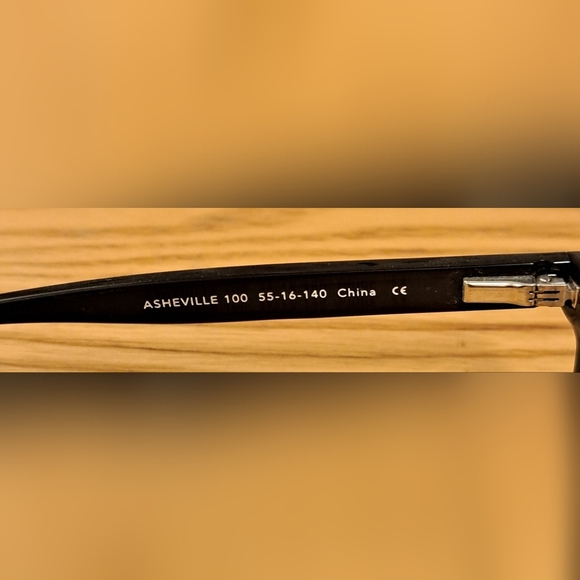 EUC Twelve84 Asheville Black Reading Eye Glasses Eyeglasses Frames School Work - Picture 6 of 6